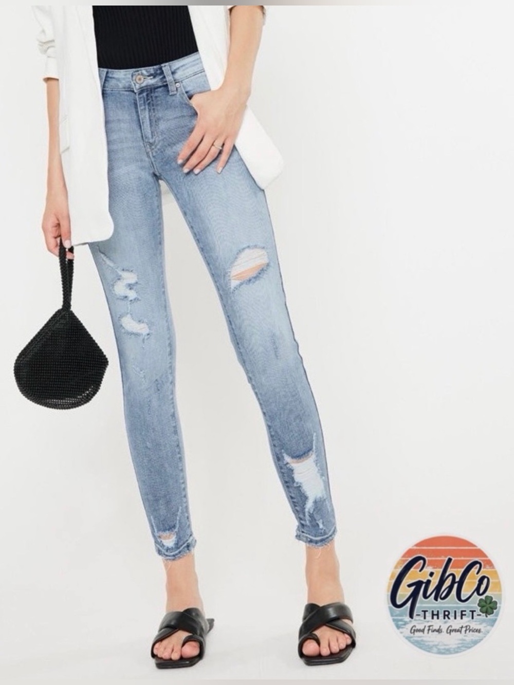 KanCan | Size 28 | Eden Mid Rise Ankle Skinny Jeans